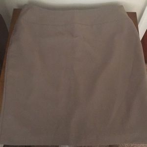 Taupe mini skirt
